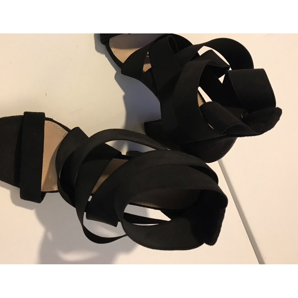 Black high heels